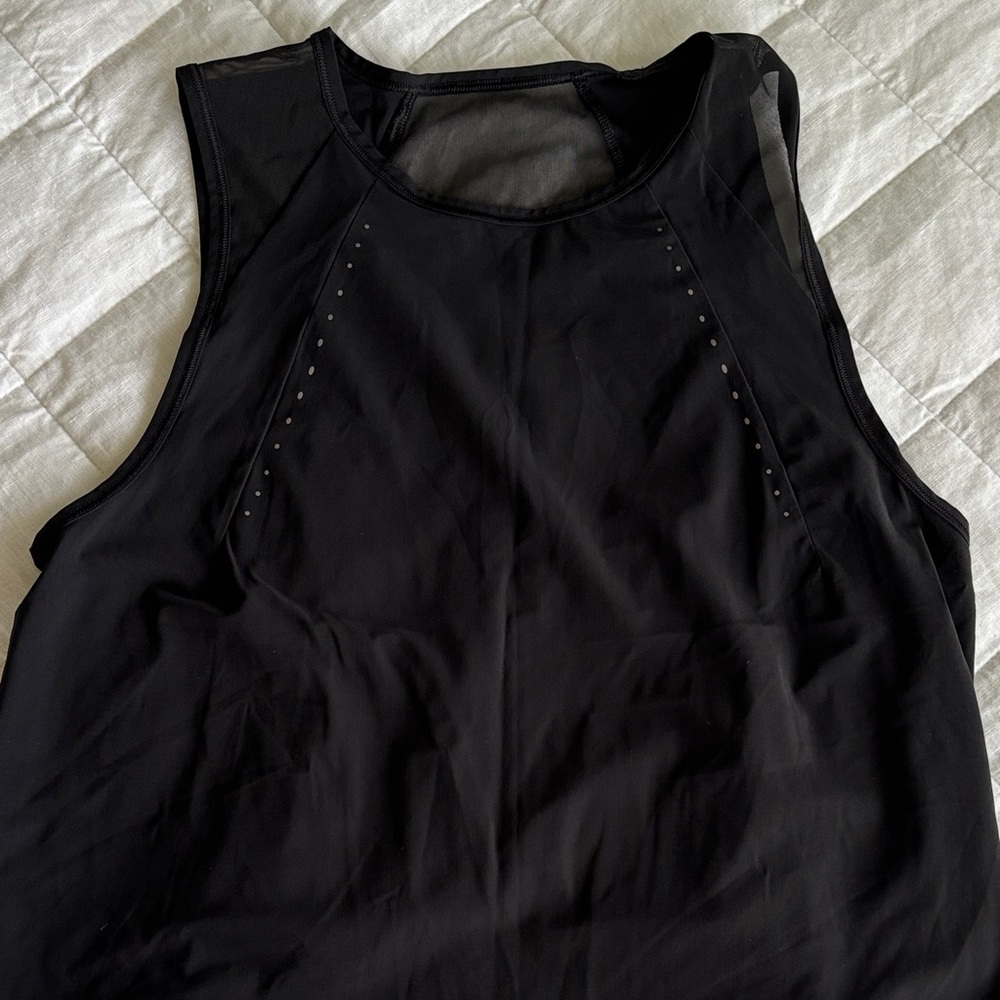 lululemon athletica Black Tank Top